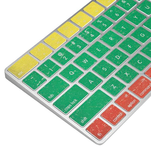 Lithuania Flag Distressed Magic Keyboard Skin