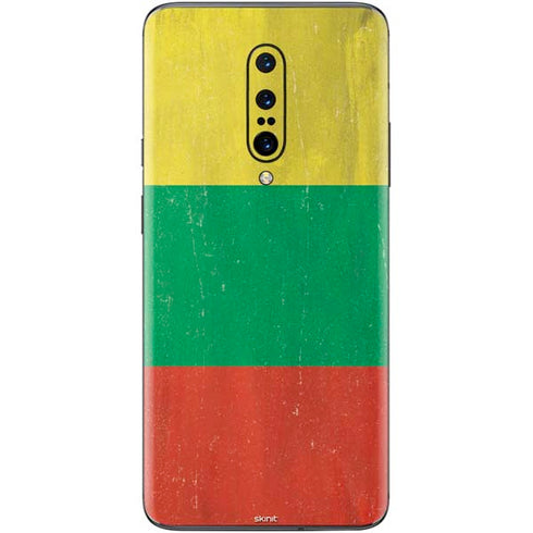 Lithuania Flag Distressed OnePlus 7 Pro Skin