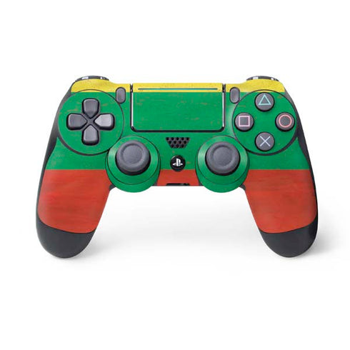 Lithuania Flag Distressed PS4 Pro/Slim Controller Skin