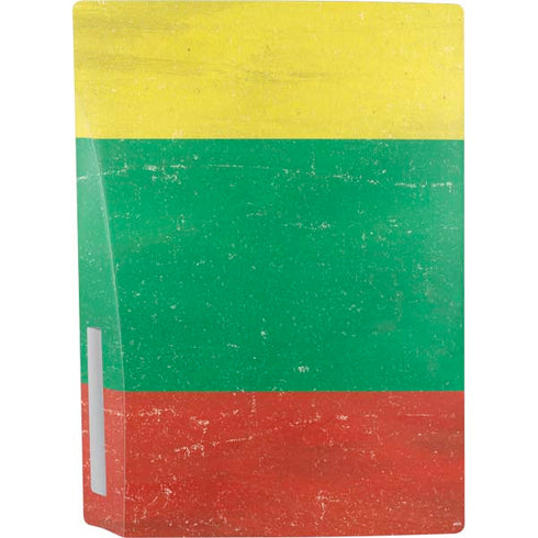 Lithuania Flag Distressed PS5 Console Skin