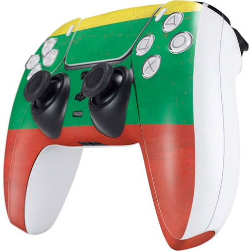 Lithuania Flag Distressed PS5 Controller Skin