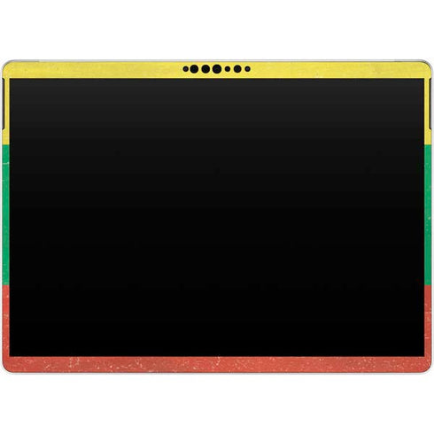 Lithuania Flag Distressed Surface Pro 8 Skin