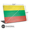 Lithuania Flag Distressed Universal Laptop 16.6in (13.4 x 9.7in) Skin