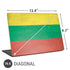 Lithuania Flag Distressed Universal Laptop 16.6in (13.4 x 9.7in) Skin