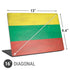 Lithuania Flag Distressed Universal Laptop 16in (13 x 9.4in) Skin