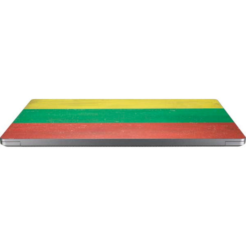 Lithuania Flag Distressed Universal Laptop 16in (13 x 9.4in) Skin