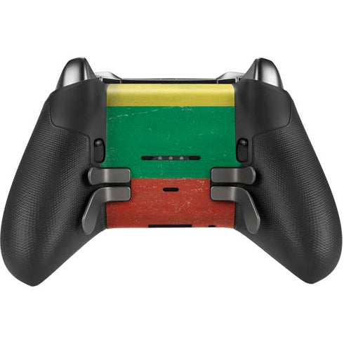 Lithuania Flag Distressed Xbox Elite Wireless Controller Series 2 Skin