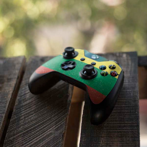 Lithuania Flag Distressed Xbox One Controller Skin