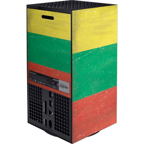 Lithuania Flag Distressed Xbox Series X Bundle Skin