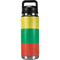 Lithuania Flag Distressed YETI Rambler 26oz Bottle Skin