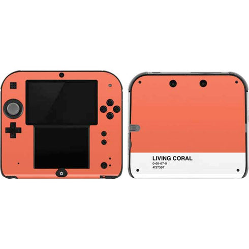 Living Coral Nintendo 2DS Skin
