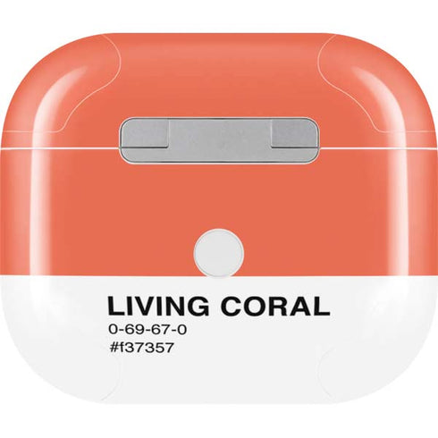 Living Coral Apple AirPods (3rd Gen 2021) Skin
