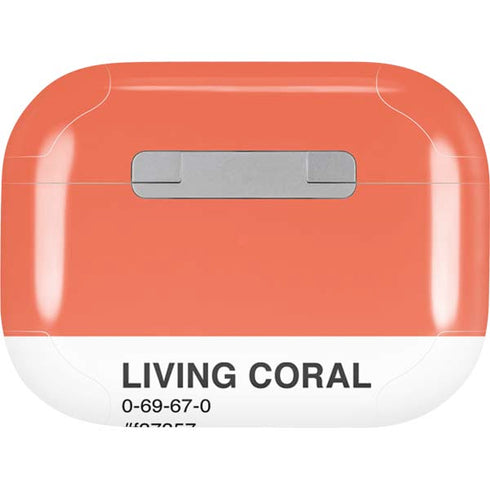 Living Coral Apple AirPods Pro Skin