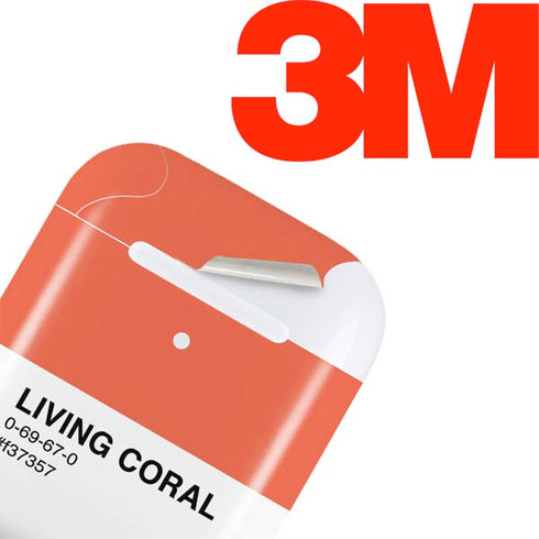 Living Coral Apple AirPods Skin