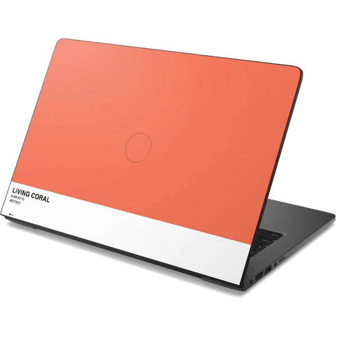 Living Coral Dell Chromebook Skin