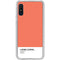 Living Coral Galaxy A10e Clear Case