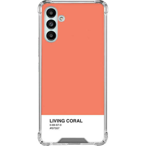 Living Coral Galaxy A13 5G Clear Case