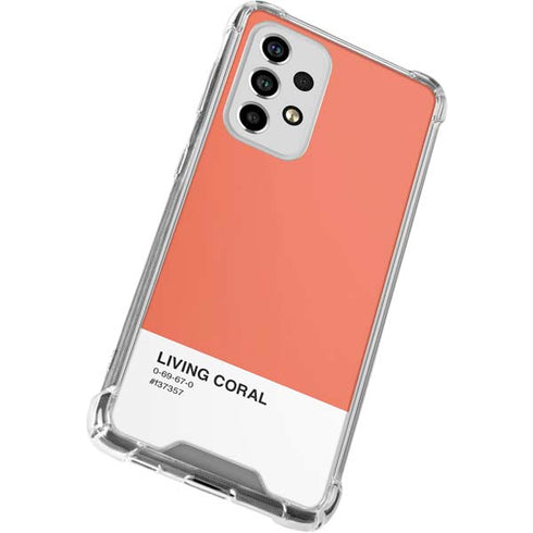 Living Coral Galaxy A53 5G Clear Case
