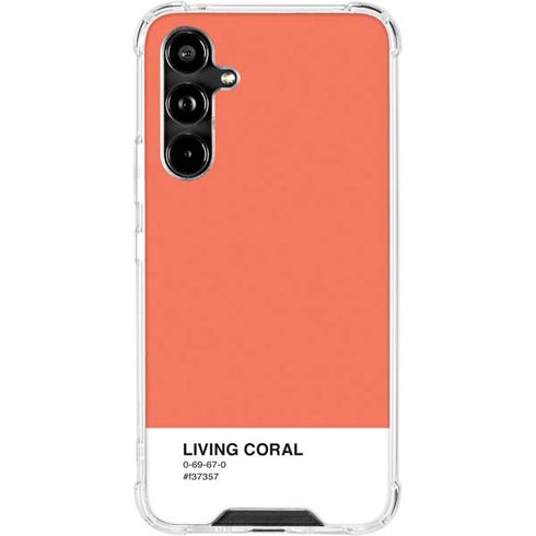Living Coral Galaxy A54 5G Clear Case