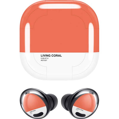 Living Coral Galaxy Buds Pro Skin