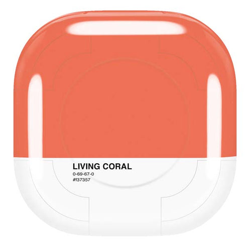 Living Coral Galaxy Buds Pro Skin