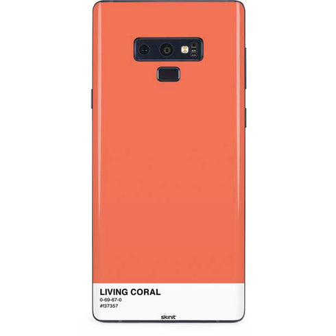 Living Coral Galaxy Note 9 Skin