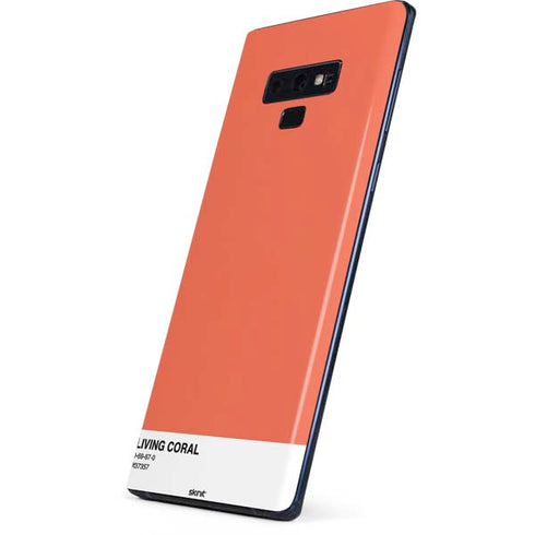 Living Coral Galaxy Note 9 Skin