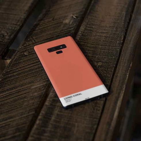 Living Coral Galaxy Note 9 Skin