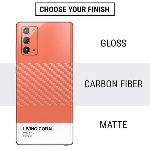 Living Coral Galaxy Note20 5G Skin