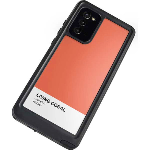 Living Coral Galaxy Note20 5G Waterproof Case