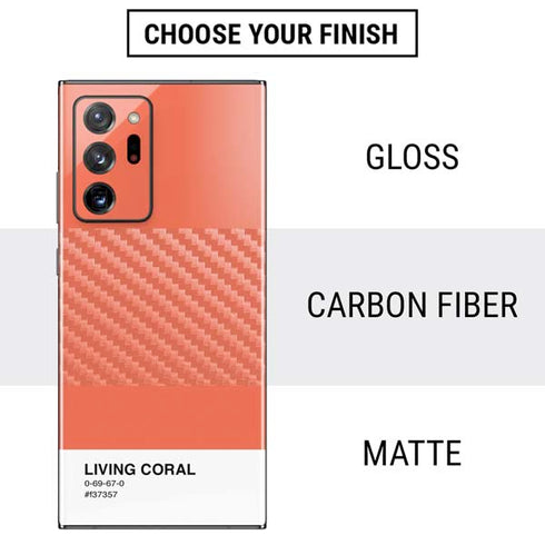 Living Coral Galaxy Note20 Ultra 5G Skin