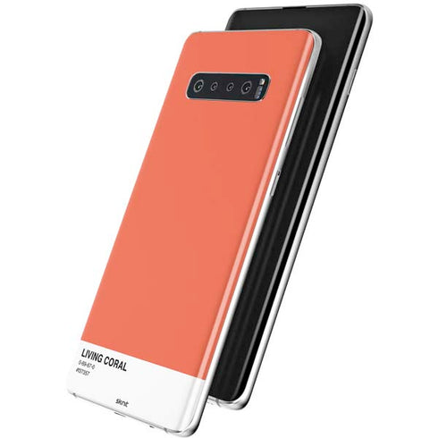 Living Coral Galaxy S10 Plus Skin