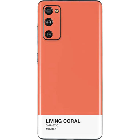 Living Coral Galaxy S20 Fan Edition Skin