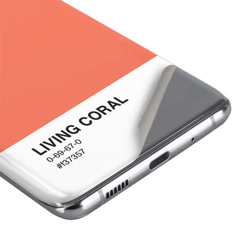 Living Coral Galaxy S20 Plus Skin