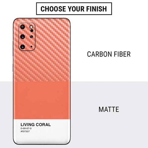 Living Coral Galaxy S20 Plus Skin