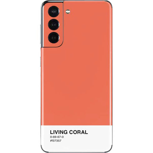 Living Coral Galaxy S21 5G Skin