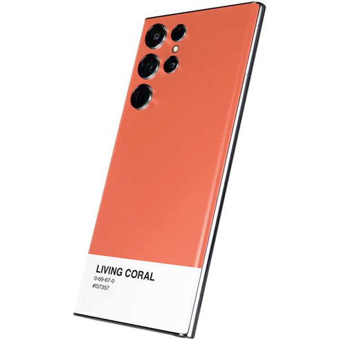 Living Coral Galaxy S22 Ultra Skin