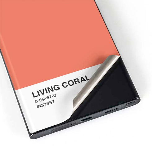Living Coral Galaxy S22 Ultra Skin