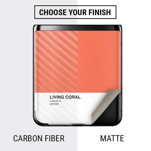 Living Coral Galaxy Z Flip Skin