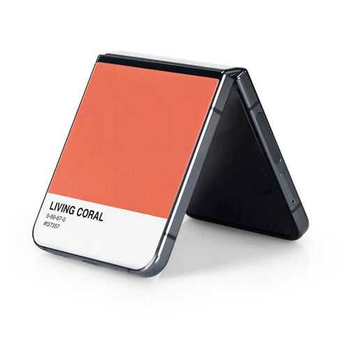 Living Coral Galaxy Z Flip5 5G Skin