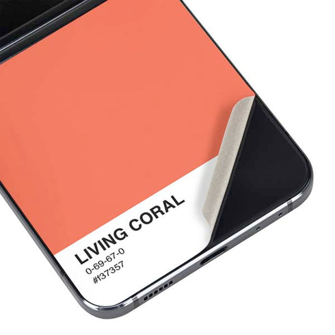 Living Coral Galaxy Z Flip5 5G Skin