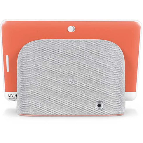 Living Coral Google Home Hub Skin