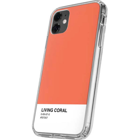 Living Coral iPhone 11 Clear Case