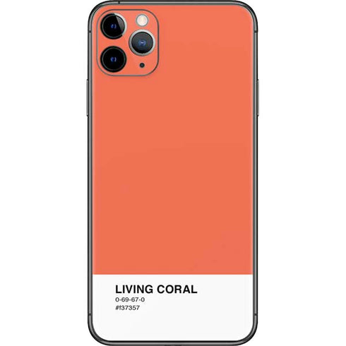 Living Coral iPhone 11 Pro Max Skin