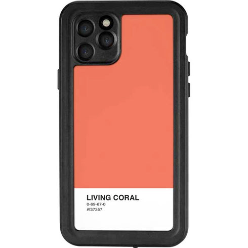 Living Coral iPhone 11 Pro Waterproof Case