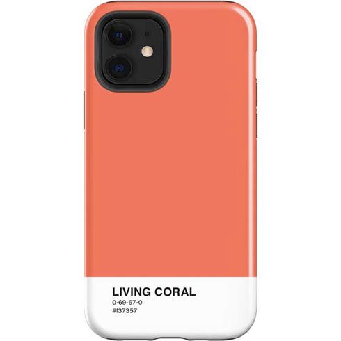 Living Coral iPhone 12 Impact Case