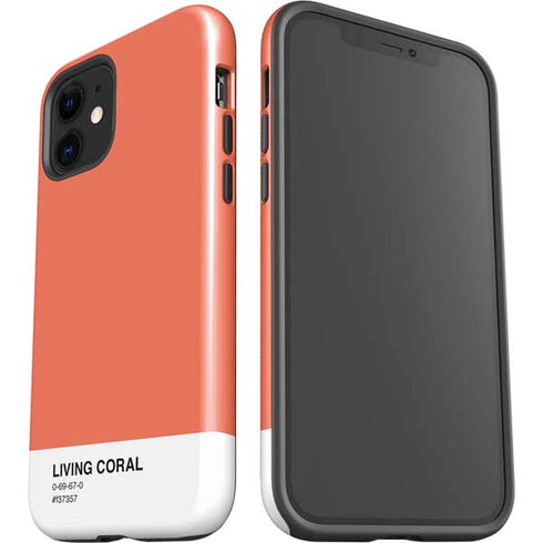 Living Coral iPhone 12 Impact Case