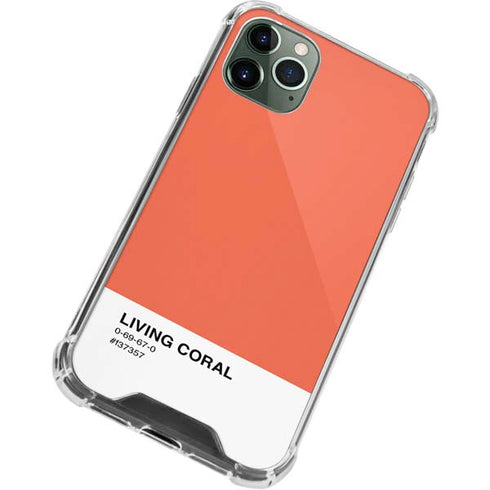 Living Coral iPhone 12 Pro Clear Case