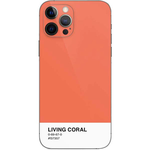 Living Coral iPhone 12 Pro Skin