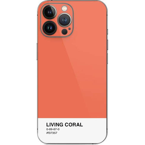 Living Coral iPhone 13 Pro Max Skin